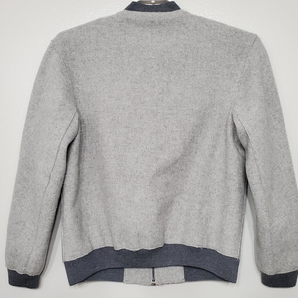 Elie Tahari Pharrell Bomber Jacket Full Zip - Picture 4 of 6